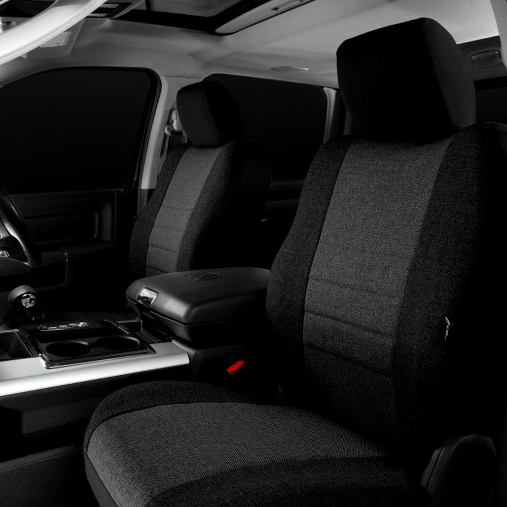 FIA® • OE38-35 CHARC • OE • Original equipment tweed custom fit truck seat covers.