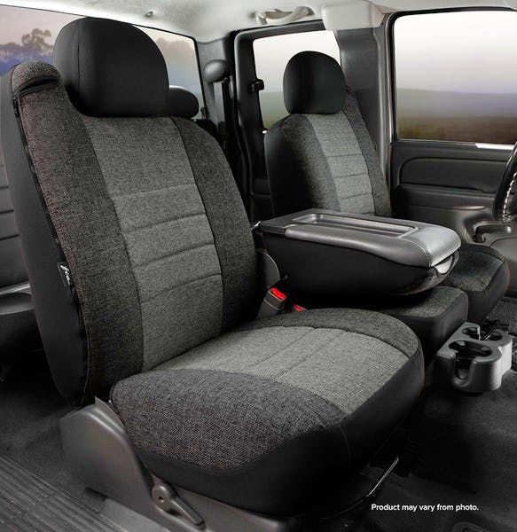FIA® • OE38-31 CHARC • OE • Original equipment tweed custom fit truck seat covers.