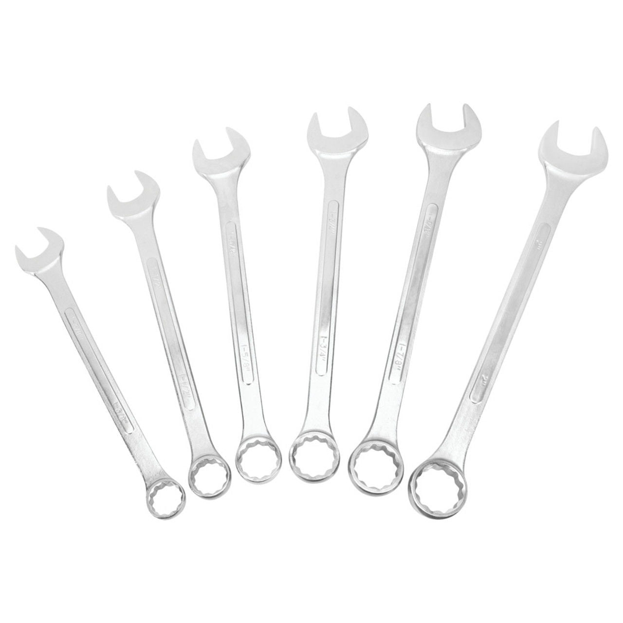 Performance Tools PTS-6 - Super Jumbo Combination Wrench Set 6 Pieces