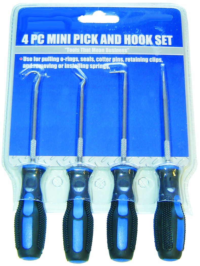 Grip RDMH4 - Mini Pick and Hook Set - 4 Pieces