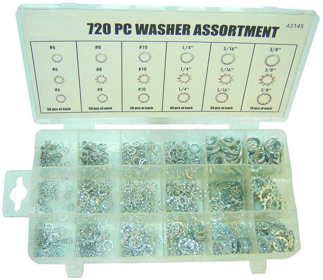 Lock Washer Assortment-720 Pieces