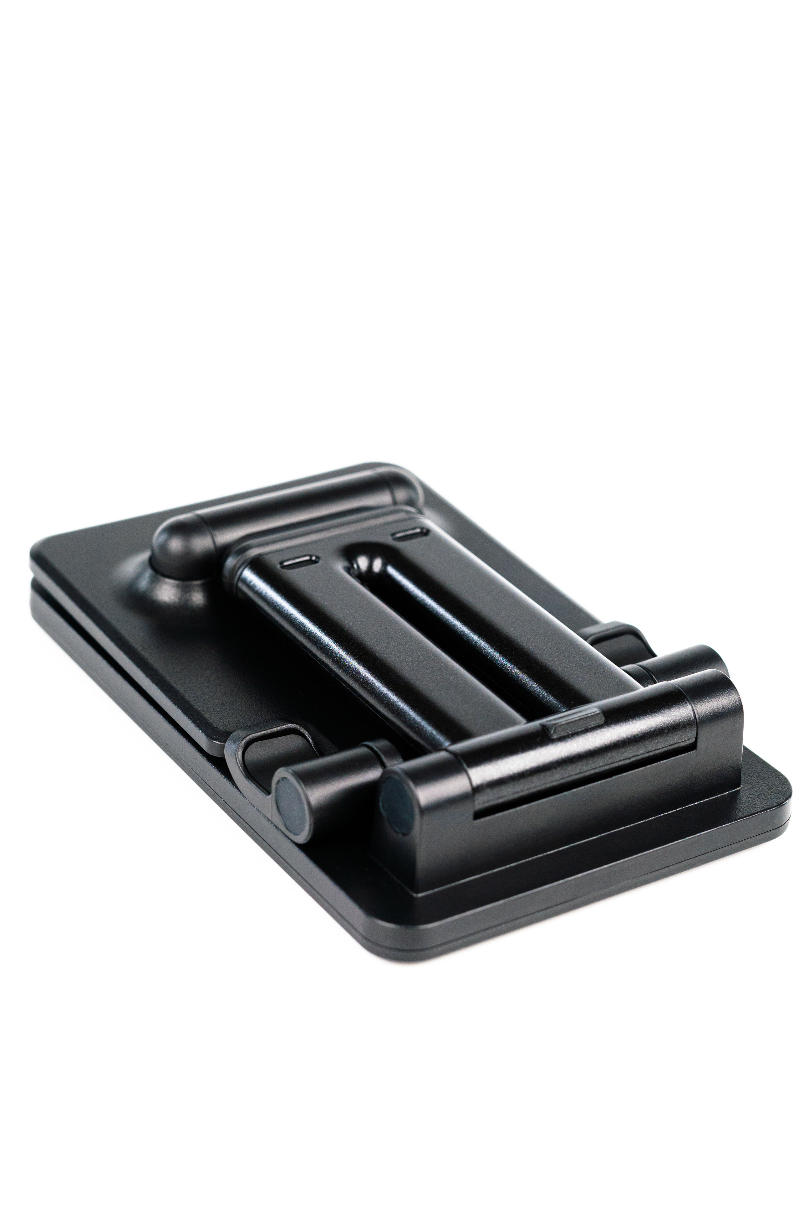 Autocel SPSH - Foldable phone  stand with dual pole Black