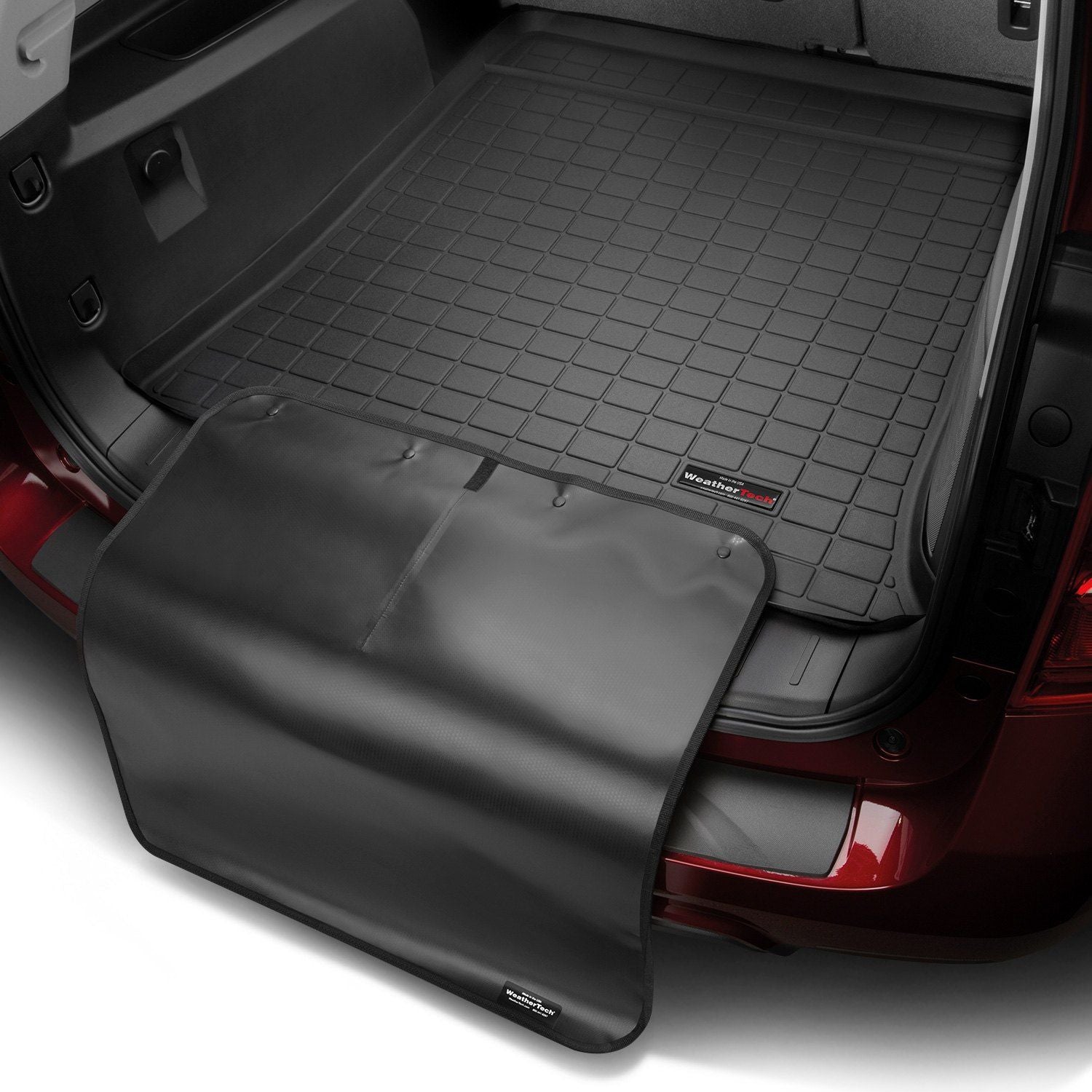 Weathertech® • 40890SK • Cargo/Trunk Liner • Cargo/Trunk Liner with bumper protector • Black • Trunk • Cadillac XT5 17-22