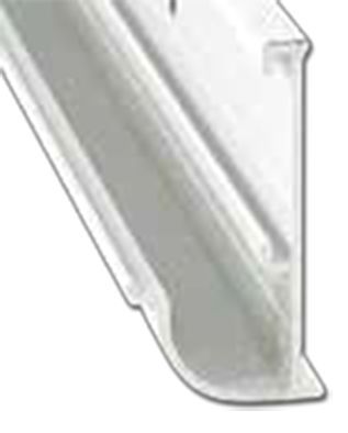 AP Products 021-56201-16-1 - 1 Gutter Rail Insert, 1-1/2″ x 7/8″ x 16′, Polar White