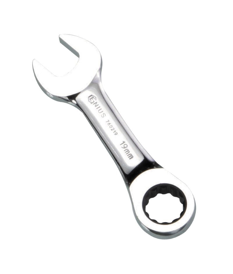 9/16" Stubby Combination Ratcheting Wrench 114mmL
