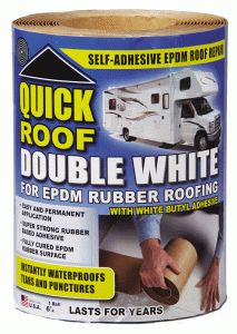 Cofair Products WRQR625 - White Butyl Quick Rubber Roof Repair