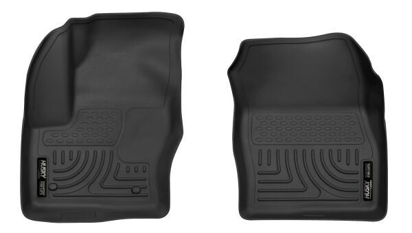 Husky Liners® • 55731 • X-Act Contour • Floor Liners • Black • Front • Ford C-Max 13-18 / Ford Escape 13-19