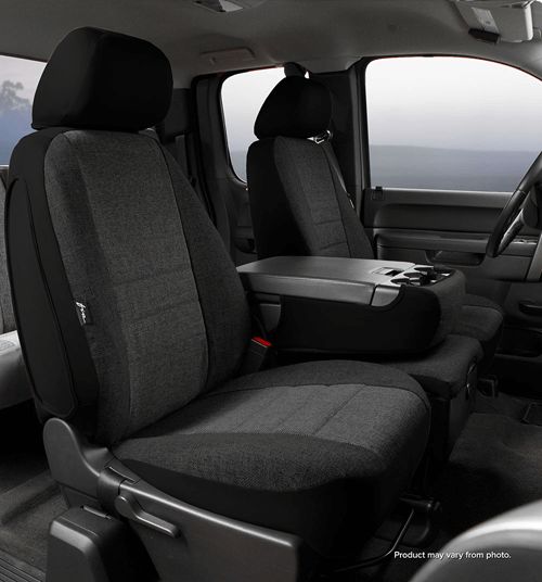FIA® • OE38-36 CHARC • OE • Original equipment tweed custom fit truck seat covers.