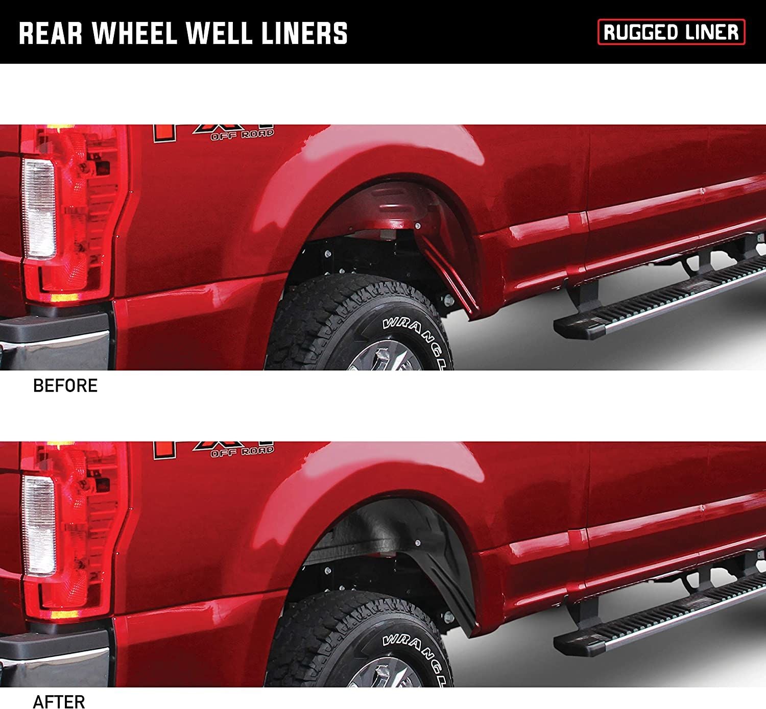 Rugged Liner WWC19 - Wheel Well Liners for Chevy Silverado 1500 19-23